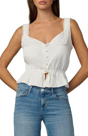 Joe's The Margot Sleeveless Peplum Top in White at Nordstrom, Size X-Small