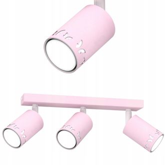 OEM Lampada Da Soffitto Per Bambini Plafon Spot Per Bambina Led Gu10 Farfalle Rosa