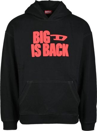 Diesel Hoodie - Heren - Hoodies - Zwart - L - Hoodies & sweatvesten