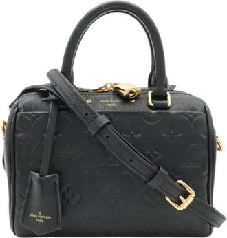 Louis Vuitton Pre-owned Vintage Monogram Empreinte Handbag - Dames - Vintage Handtas - Zwart - ONE Size - Leer - Vintage