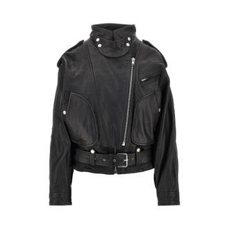 Isabel Marant Farza leather biker jacket Woman 36