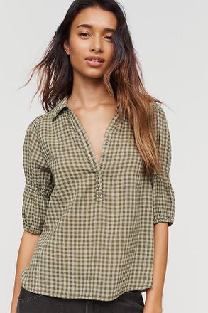 Pilcro Tallulah Puff Sleeve Blouse