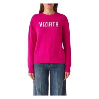 MC2 Saint Barth Dames, Truien, Roze, Maat: XS Wol