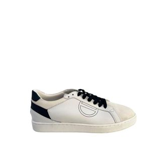 Borbonese White Leather Men Mens Sneaker
