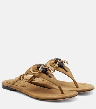 Isabel Marant Sandalias Elato de ante con apliques