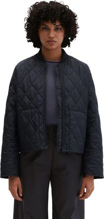 Marc O'Polo Steppjacke MARC OPOLO, Damen, Gr. 34, deep night blau, Web, Obermaterial: 100% Polyester, normal h&uuml;ftlang, abgesteppte Kante, Jacken Steppjacke, Raute