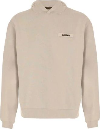 Jacquemus Le Hoodie - Heren - Hoodies - Beige - XL - Hoodies & sweatvesten