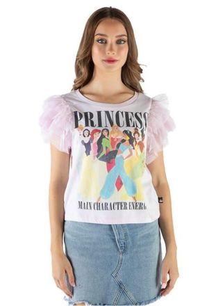 Disney Princess Short Sleeve T-Shirt in Pink Lava Dye at Nordstrom, Size Xx-Large