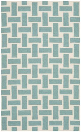 Safavieh Alfombra lana blu/neutrale 122 x 183 cm
