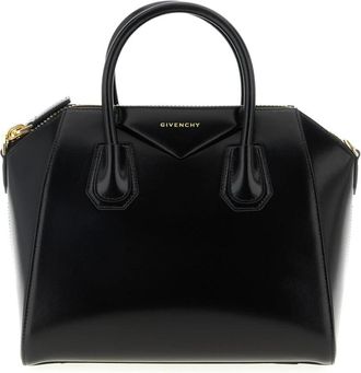 Givenchy Kleine Antigona Tas - Dames - Handtassen - Zwart - ONE Size - Katoen - Tassen