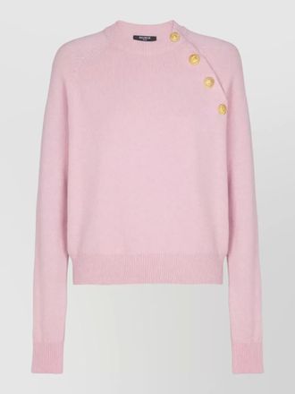 Balmain cashmere crew-neck long-sleeve jumper
