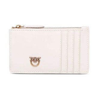 Pinko Airone Card Holder - female - PINKO - Wallets & Cardholders - White - ONE SIZE - Accessories