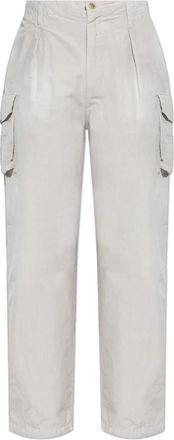Maison Margiela Cotton-blend Cargobroek - Heren - Straight fit broeken - Beige - XS - Katoen - Broeken