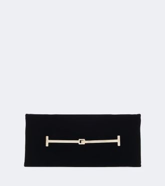 Tom Ford Clutch Arc Small de terciopelo
