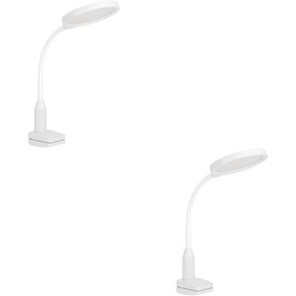 Loops 2 PACK Sleek White LED Table Lamp for Stylish Indoor Home Lighting