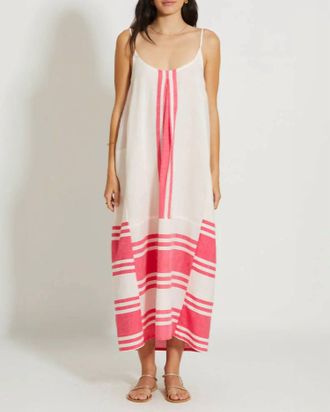 Lemlem Cotton Slip Dress In Ayelu Fragaria
