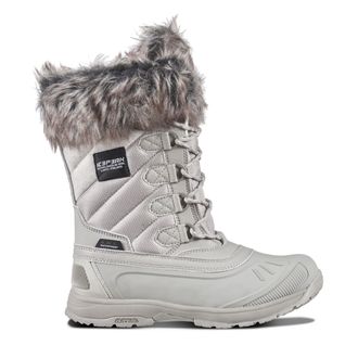 Icepeak Winterboots ICEPEAK ANSINA MS, Damen, Gr. 36, cement, Synthetik, Textil, Schuhe Winterboots, Winterschuhe, Winterstiefel, Snowboots, gef&uuml;ttert & wasse