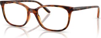 Vogue Eyewear 53mm Rectangle optical glasses in Brown at Nordstrom