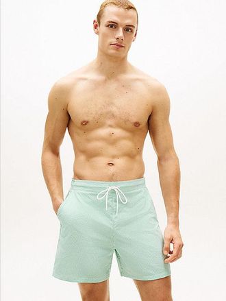 Tommy Hilfiger Essential Ithaca Stripe Mid Length Swim Shorts