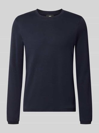 Cinque Longsleeve mit Rundhalsausschnitt Modell Baldi in Marine, Gr&ouml;&szlig;e XL