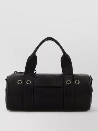 Prada route leather cylindrical shoulder bag handbag