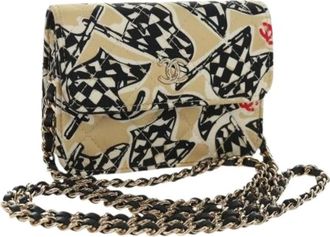 Chanel Borsa a spalla mini Chanel Pre-owned in raso - - Pre-owned - Donna - Multicolore - ONE SIZE