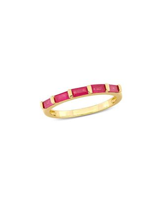 Rina Limor 10K 0.85 Ct. Tw. Ruby Ring