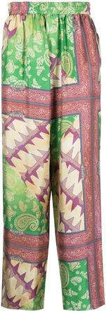Aries Printed Silk Trousers