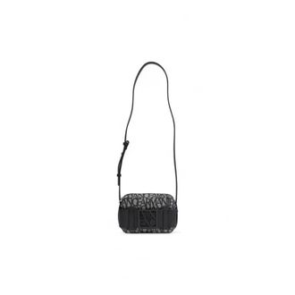 A|X Armani Exchange Bolso Cruzado con Monograma - Bags - Mujer - Negro - ONE SIZE