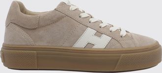 Hogan Sneakers Crosswind in pelle scamosciata con suola platform