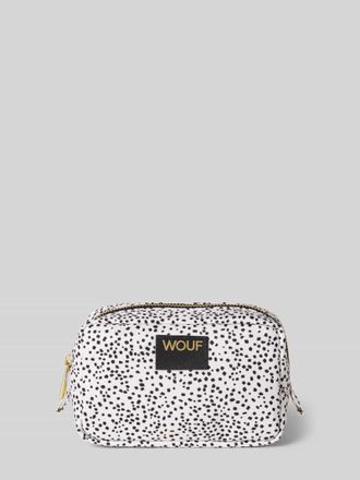 Wouf Kosmetiktasche mit Label-Patch Modell Panna in Offwhite, Gr&ouml;&szlig;e 1