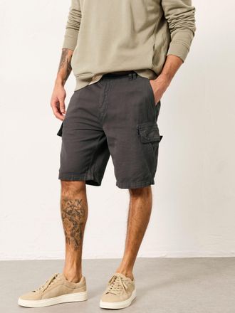 Fat Face FatFace Brecon Dark Grey Garment Dye Cargo Shorts