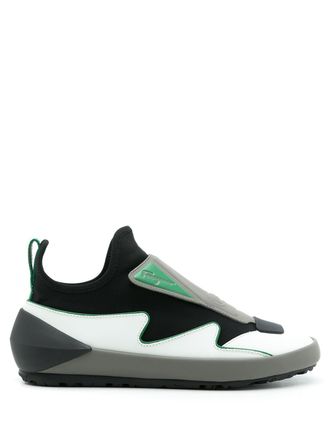 Ferragamo Sneakers con design color-block - Nero