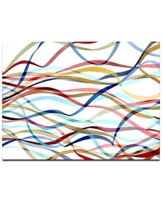 Ready2HangArt Streamers Wrapped Canvas Wall Art by Norman Wyatt