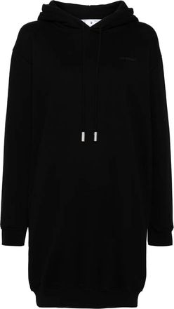 Off-white Abito modello felpa con cappuccio - Nero