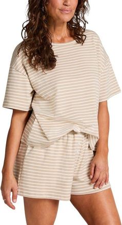 Hunkem&ouml;ller Pyjamaset Jersey in Oxford Tan at Nordstrom, Size X-Large