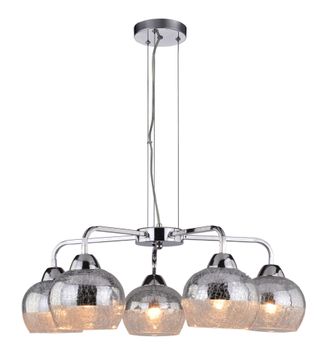 OEM Lampadario Candellux Cromina 35-56375 5xe27 Cromo Vetro