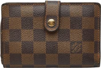 Louis Vuitton Damier Brown Pvc Wallet (Bi-Fold) (Pre-Owned)