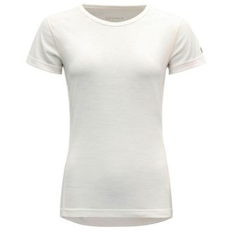 Devold Breeze Woman T-Shirt Merinounterw&auml;sche f&uuml;r Damen | grau/wei&szlig;