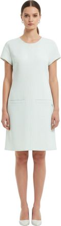 Courr&egrave;ges Light Green Solid Mini Dress