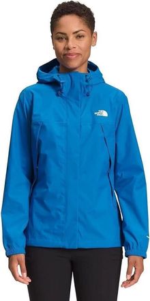 The North Face Antora Rain Jacket Womens Blue Waterproof Hooded KFC1134