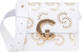 Roberto Cavalli Crossbodytas - Dames - Schoudertassen - Wit - ONE Size - Leer - Tassen