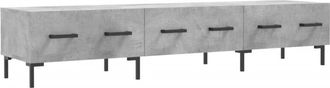 vidaXL Vidaxl - tv Cabinet Concrete Grey 150x36x30 cm Engineered Wood