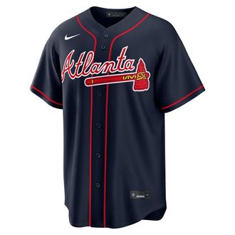 Nike Ronald Acu&ntilde;a Jr. Atlanta Braves Nike Mens MLB Replica Jersey in Blue | RP260IM1AW9-TG1
