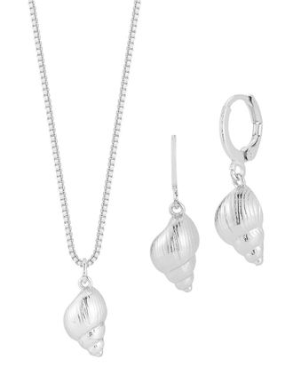 Sphera Milano Plated Necklace/Earring Set