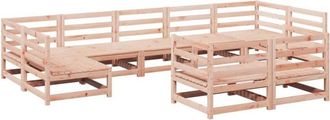 vidaXL 9 Piece Garden Sofa Set Solid Wood Douglas Fir vidaXL
