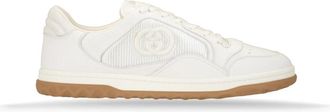 Gucci Sneakers - Heren - Sneakers - Wit - 46 1/2 EU - Leer - Schoenen
