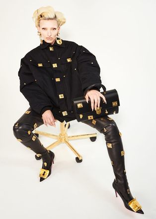 Schiaparelli Denim Bijoux Parka