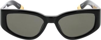 Jacquemus Stijlvolle zonnebril voor zonnige dagen - Heren - Zonnebrillen - Zwart - ONE Size - Accessoires