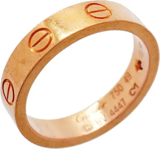 Cartier Pink Gold (18K) Band Ring (Pre-Owned)